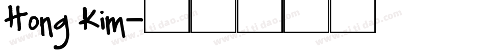 Hong Kim字体转换